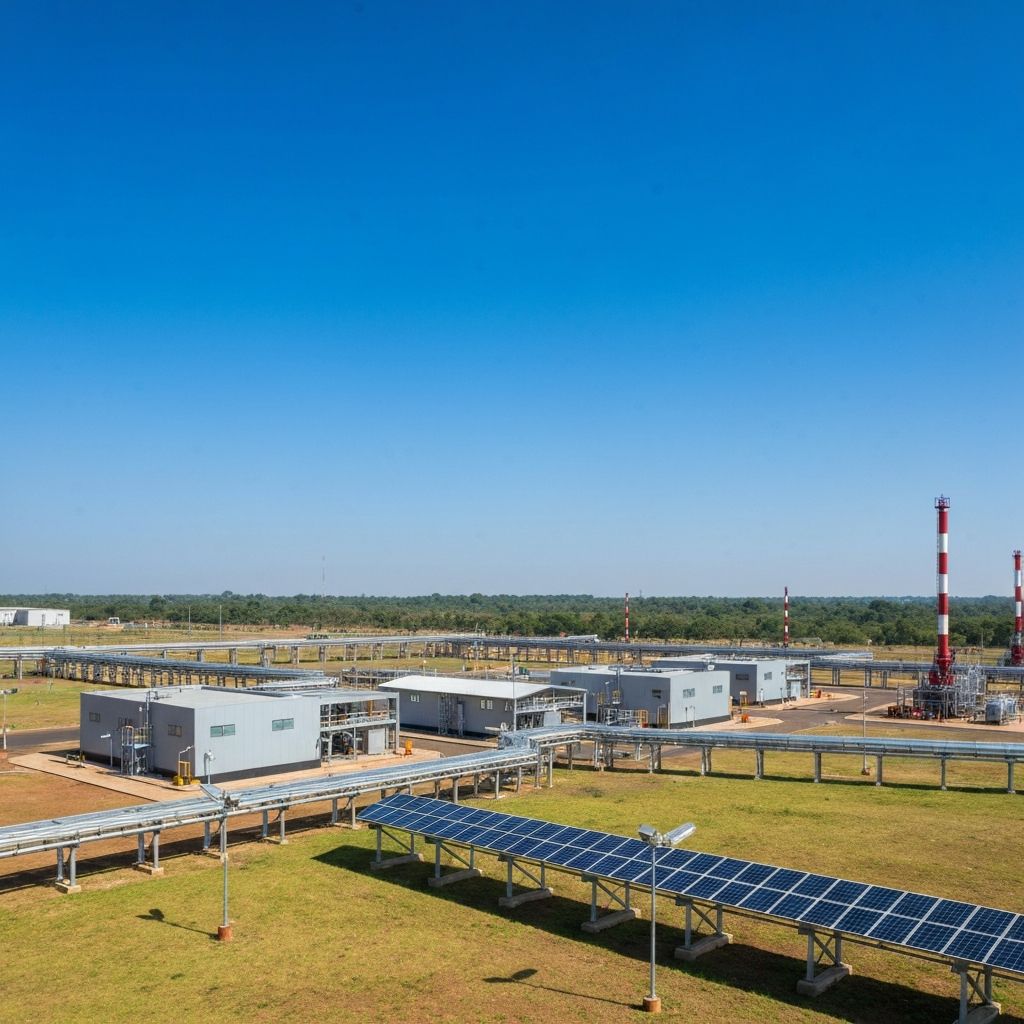 OMATZ Energy sustainable infrastructure combining oil facilities with renewable energy solutions in Nigeria